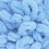 Fio de chenille tie-dye cinza claro com laços grossos (pacote com 2) 2