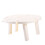 Compact Folding Table Portable White Plastic 1Pcs 5.5X11.8X11.8in 5