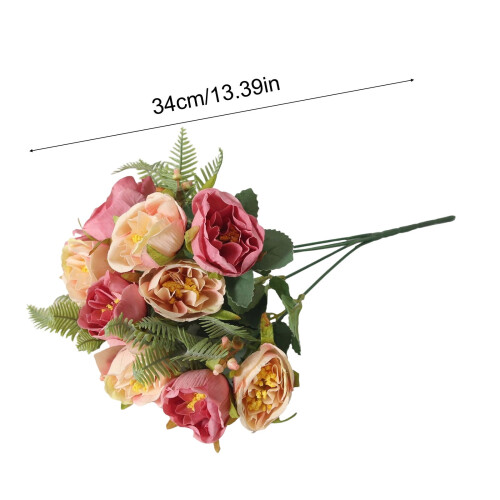 Artificial Multi-Headed Rose Bouquet for Wedding Decoration 2