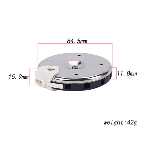 GOOHOCHY B702 13Tone Note Key Chromatic C Pitch Κουρδιστήρι Κιθάρας για Βιολί και Μπάσο με Λευκή Θήκη 1