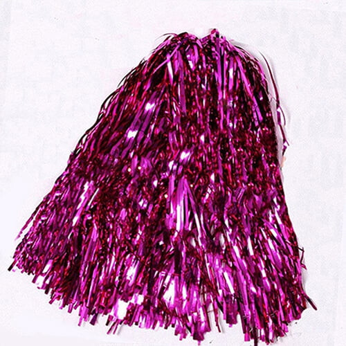 Pompons metálicos para torcida (pacote com 2) 1