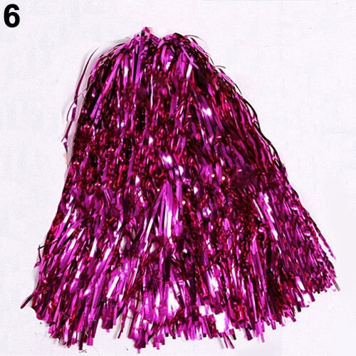Pompons metálicos para torcida (pacote com 2) 2