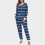 Dames winterpyjamaset van dubbel fleece, 2-delig 2