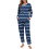 Dames winterpyjamaset van dubbel fleece, 2-delig 4