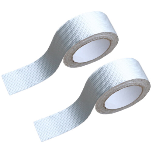 FRCOLOR2Pcs Ταινία Βουτυλίου Διαφανής Αδιάβροχη Σφράγιση Σωλήνων από Αλουμινόχαρτο 2
