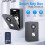 Smart Fingerprint Key Storage Box Bluetooth Wireless Password Storage Box Safe Security Anti-theft Box,Fireproof Resistant Insulation 2