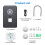 Smart Fingerprint Key Storage Box Bluetooth Wireless Password Storage Box Safe Security Anti-theft Box,Fireproof Resistant Insulation 7