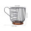 Coffee Organizer Rack Holder Black Wood 1Pack For Home Kitchen 2