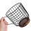 Coffee Organizer Rack Holder Black Wood 1Pack For Home Kitchen 6