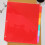 12 pcs Plastic Binder Dividers For 3 Ring Binder Flexible Front Expanding Pockets 6 Tab Insertable Multicolor Tabs A4 Letter Size 7