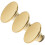 Golden Pot Lid Knobs Stainless Steel Handle Replacements for Kitchen Use 3 Pcs 4