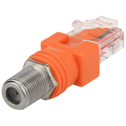 Ομοαξονικός σε Ethernet προσαρμογέας F θηλυκό σε RJ45 αρσενικό 4Pack 2