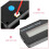 Capacity Tester Voltage Meter for 3.7V 12V 3.2V Batteries with Waterproof Shell and Backlight 5