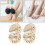 4 cuscinetti in silicone per l'avampiede con supporto metatarsale 3