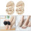 4 cuscinetti in silicone per l'avampiede con supporto metatarsale 4