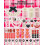 Kit di 95 ciondoli rosa per scarpe con 4 lacci 4