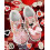 Kit di 95 ciondoli rosa per scarpe con 4 lacci 5