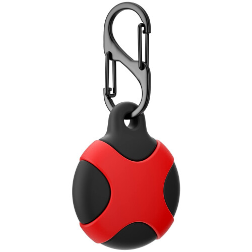 AirTag-Halter mit Karabiner, wasserdicht, stoßfest Red 1