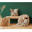 Conjunto de 2 capas de almofada vintage florais em linho, 40x40cm (16x16 polegadas). 2