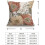 Conjunto de 2 capas de almofada vintage florais em linho, 40x40cm (16x16 polegadas). 3