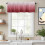 Κόκκινο λευκό βερνίκι τσέπης Ombre Rod, 42x12in, διακόσμηση σπιτιού για κουζίνα, 2