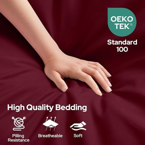 6-delige microvezel beddengoedset, tweepersoonsformaat 2