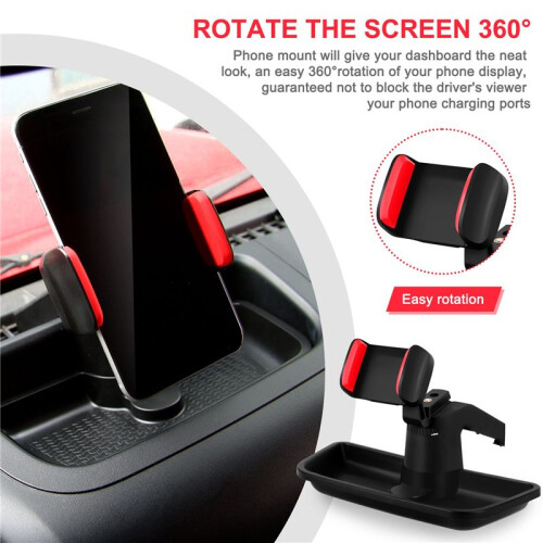 JK Phone Holder Dash Cellphone Mount Interior Accessories for   JK JKU 2011-2017, Black 1