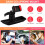 JK Supporto per Telefono Dash Supporto per Cellulare Accessori Interni per   JK JKU 2011-2017, Nero 7