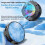 Phone Cooler Fan Magnetic and Clip-On for iPhone Android 5