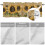 Sunflower Bee Linen Valance 42x18in Rod Pocket 5
