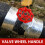 Worgeous5Pcs Κόκκινη χειρολαβή εξωτερικής βρύσης με χειροκίνητο τροχό, λαβές 8
