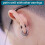 Σκουλαρίκια Faux Gauge Stud για άνδρες και γυναίκες – 6 ζευγάρια (5–10mm), μπάρες 4
