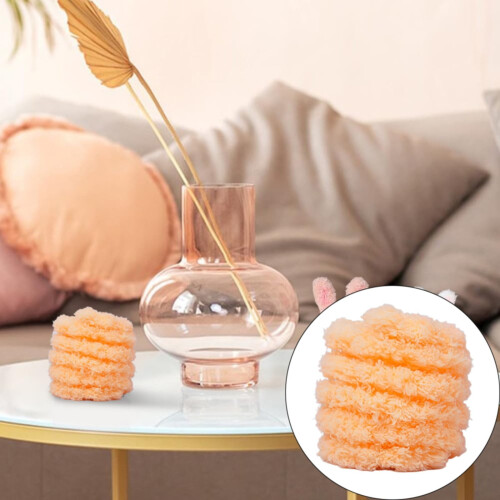 Thick Chenille Stems for Plush Crafting – 1 Pack Orange 1