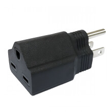 Adaptor de priză 220V / 240V la 110V / 120V, convertor electric pentru SUA (1 buc.)