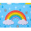 Blank Cards with Envelopes, Rainbow with Glitter (8-Count) 3