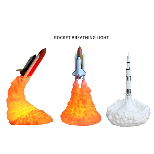 Veilleuse unique 3 Rocket Light 15*15*21cm 2