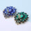 Καρφίτσα Faux Gemstone Γάμος Νυφική Καρφίτσα Rhinestone Καρφίτσα Φόρεμα Αξεσουάρ Παλτό 4