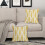 Yellow Boho Linen Pillow Covers 16x16 in (2 Pack) 3