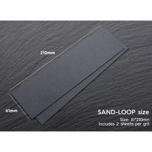 Gunprimer SAND-LOOP FLAT 320 Grit (2pcs) Ultra-Precision Sandpaper 1