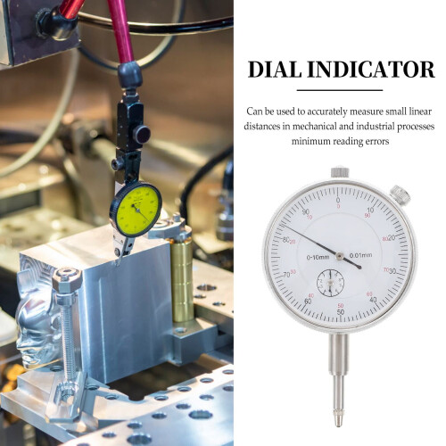 1Pack Handle Dial Indicator for CNC Machines 10.3cm Length Cylindrical Shape 2