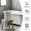 Lot de 5 serviettes de toilette en coton vert 3
