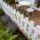 White Plastic Picket Fence Interlocking Edging 50 ft 4