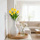 Yellow Tulip Artificial Bouquet 6 pcs for Home Decor 5