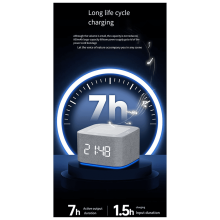 Alarm Clock Sleep Sound Machine 8-Color Night Light 32 Soothing Sounds White Noise Times Digital
