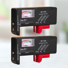 Battery Capacity Tester For Household And Electrical Use 2Pack 4.3x2.3x1in