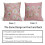 Conjunto de 2 capas de almofada Daisy em linho, 40x40cm (16x16 polegadas). 5