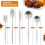 Ensemble de 20 couverts en acier inoxydable finition mate 4