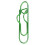 Metallpenneklips gullfarget 6 stk 8