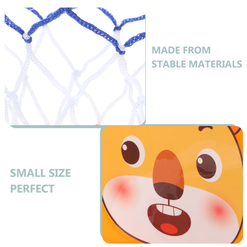 Coș de baschet pentru copii, design compact, cu desene animate 1