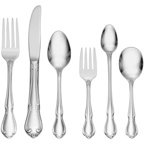 Baby/Child Chateau 6-Piece Progress Flatware Set, Silver